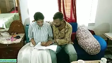 Indian beautiful university girl hot sex with young sir! I need good mark sir!