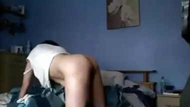Real couple fucking in the bedroom