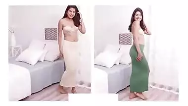 sexy indian girl showing shapewear