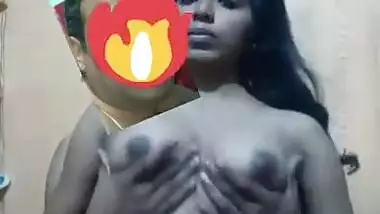 Hot Indian couple play in hotel room