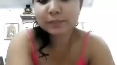 Man works hard but whorish Indian wife flirts with guys via webcam