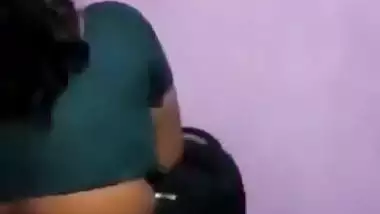 very shy indian aunty stripping infront of...