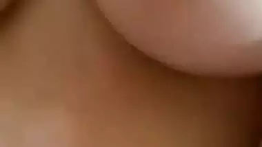 Guy enjoys buttery boobs of a girl while she rides