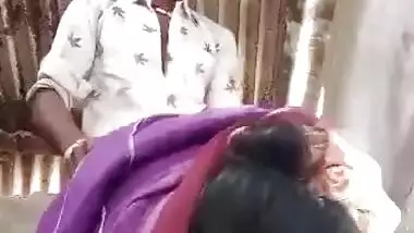 Dehati Adivasi Bhabhi fucked doggy style outdoors