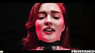 Real Life Hentai - Cumflation - Jia Lissa Deep throat and got inflated with Cum