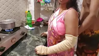 Best Indian maid kitchen sex with boss