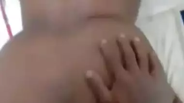 Thick ass chubby girlfriend doggy fucking FSI sex