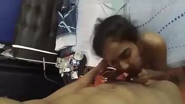 Desi Cute Girl Blowjob and Fucked lover