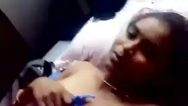 South Indian Tamil wife showing boobs