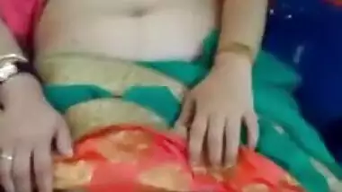 Desi MILF with nice XXX boobies is felt up by her sex partner on camera