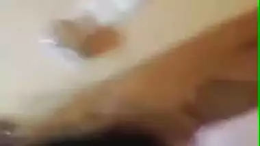 Desi young couple sucking boobs