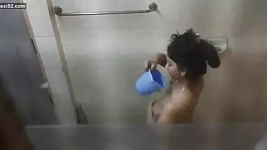 Beautiful Desi Girl Bathing New Clip Captured By Step Brother (Update)