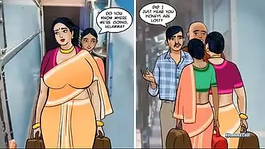 South Indian aunty Velamma Episode 69: Railway coupling