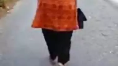 Indian Girl Walking In Slowmotion