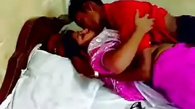 Bengali couple smooch kissing and boob press and sucking with bengali audio