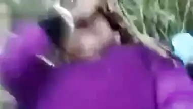 Desi Village Girl Pussy Captured By Lover In Outdoor