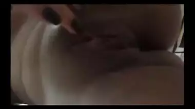 Cute beautiful teen girl fingering her pussy