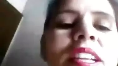 Beautiful wife fingering pussy selfie video capture
