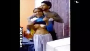 Shy conservative desi college girl big boobs pressed