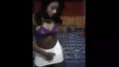 Tamil porn clip of a teen girl auditioning