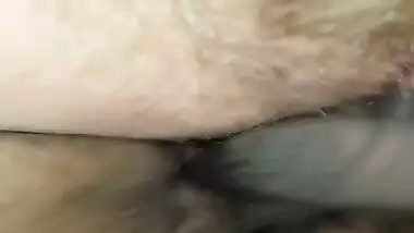 Wet hairy slut fucked to orgasm 