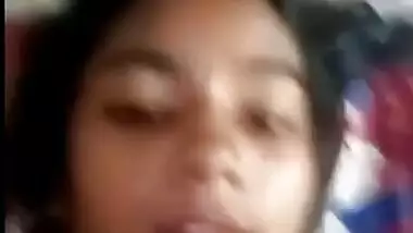 Cute Indian Girl Showing Lover