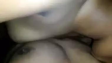 Nude kissing romance of Desi lovers
