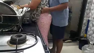 Sugathi having great action in kitchen when lonely at house