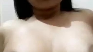 Guy is keen to see Indian lover's boobies and he obtains such a chance