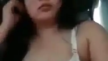 Girl exposes big boobs and asshole in Nepali sex video