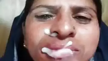 Lady Beggar Sucking Dick Of A Horny Customer At His Home