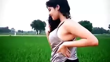 Sexy girl in village