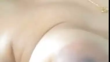 Desi Horny Girl Pressing Boob