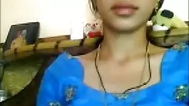 Twenty Years Old Indian School Girl Showing Boobs On Webcam