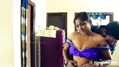 Pervert fucks a busty maid in a desi sex video