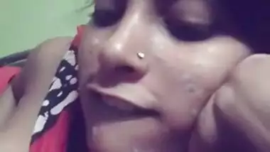 Sexy Bangla girl Live video call with her boyfriend