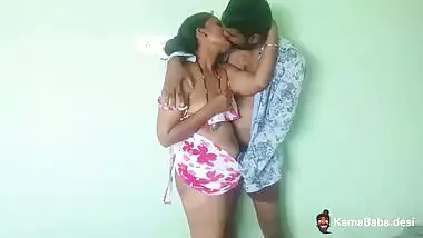 Desi couple records their blue film in the standing position