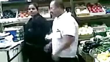 Boob Grab and Fuck in Fruit Shop