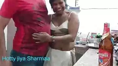 Maid fucking Indian porn sex with house owner