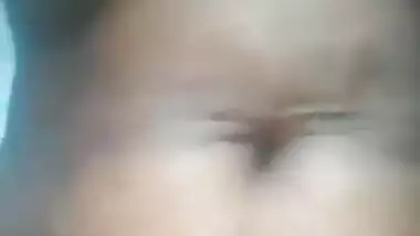 Desi village wife show her big boob selfie video
