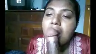 South Indian village aunty sucking big cock