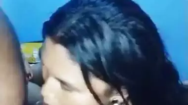 Pregnant wife blowjob and her boobs sucking viral HD MMS