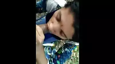 Sexy blowjob in the middle of the jungle