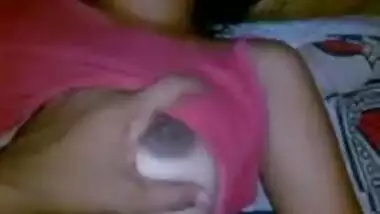 Chick in pink top can't fall asleep because of Desi perv filming her
