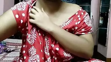 Indian girl touching herself on camera