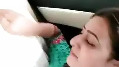 Paki Couple Enjoying in Car