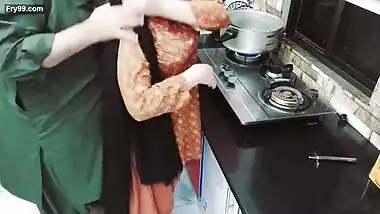 Desi Housewife Fucked Roughly In Kitchen