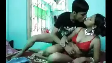 Desi young house wife with servant