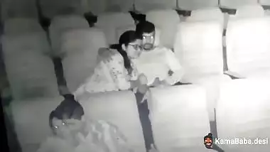 Indian movie theater desi romance sex recording