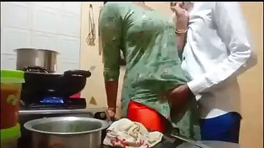 Indian sexy wife got fucked while cooking